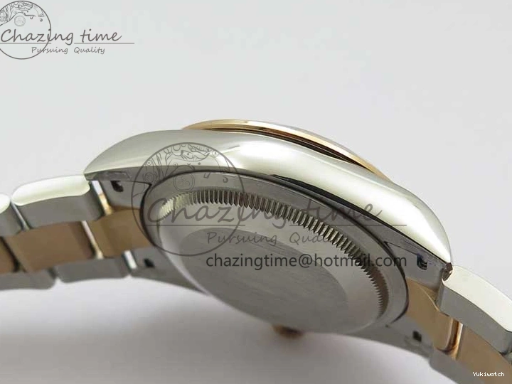 126281 Bracelet BP Gray DateJust Oyster 1:1 Best on Edition Maker RG SS 36 Roman Dial 0417